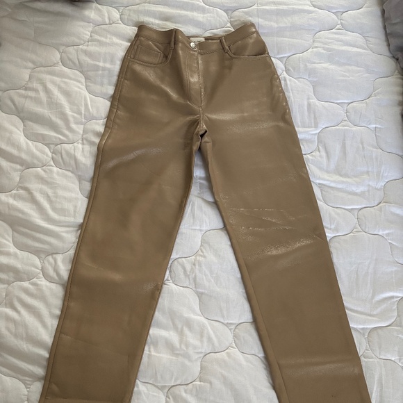 Aritzia Melina Vegan Leather Pants - Picture 1 of 5